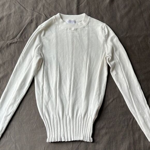 Current air white mock neck top. Size xs - Picture 1 of 4